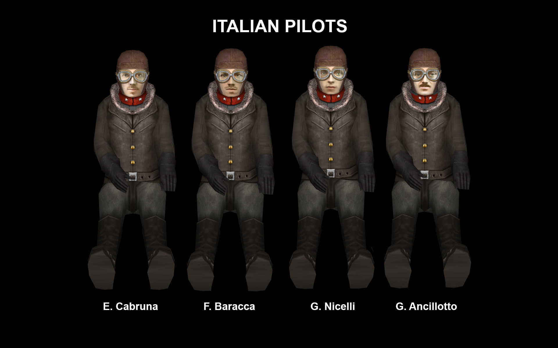 Geezer Italian pilots for FE2