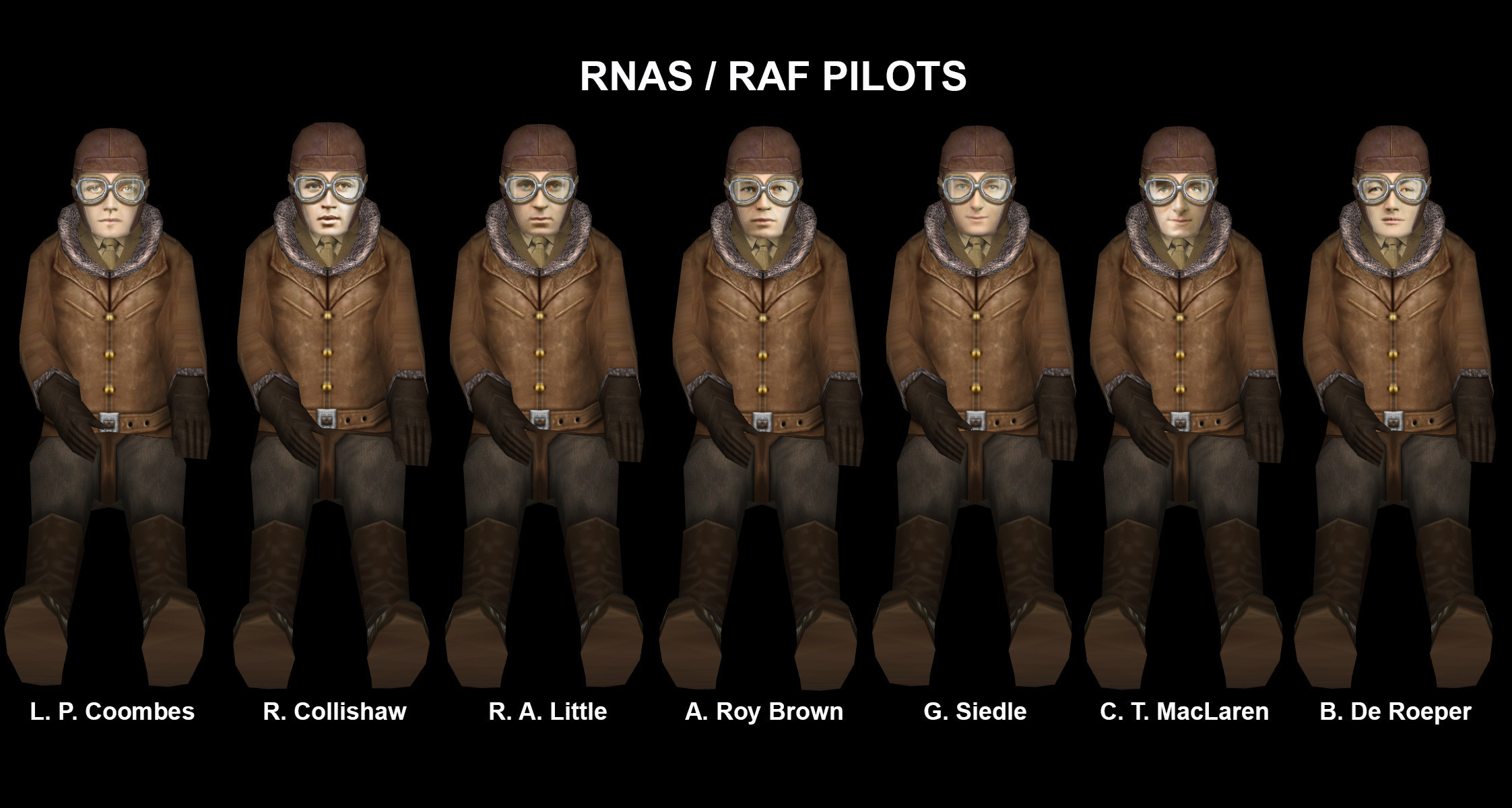 Geezer RNAS-RAF pilots for FE2