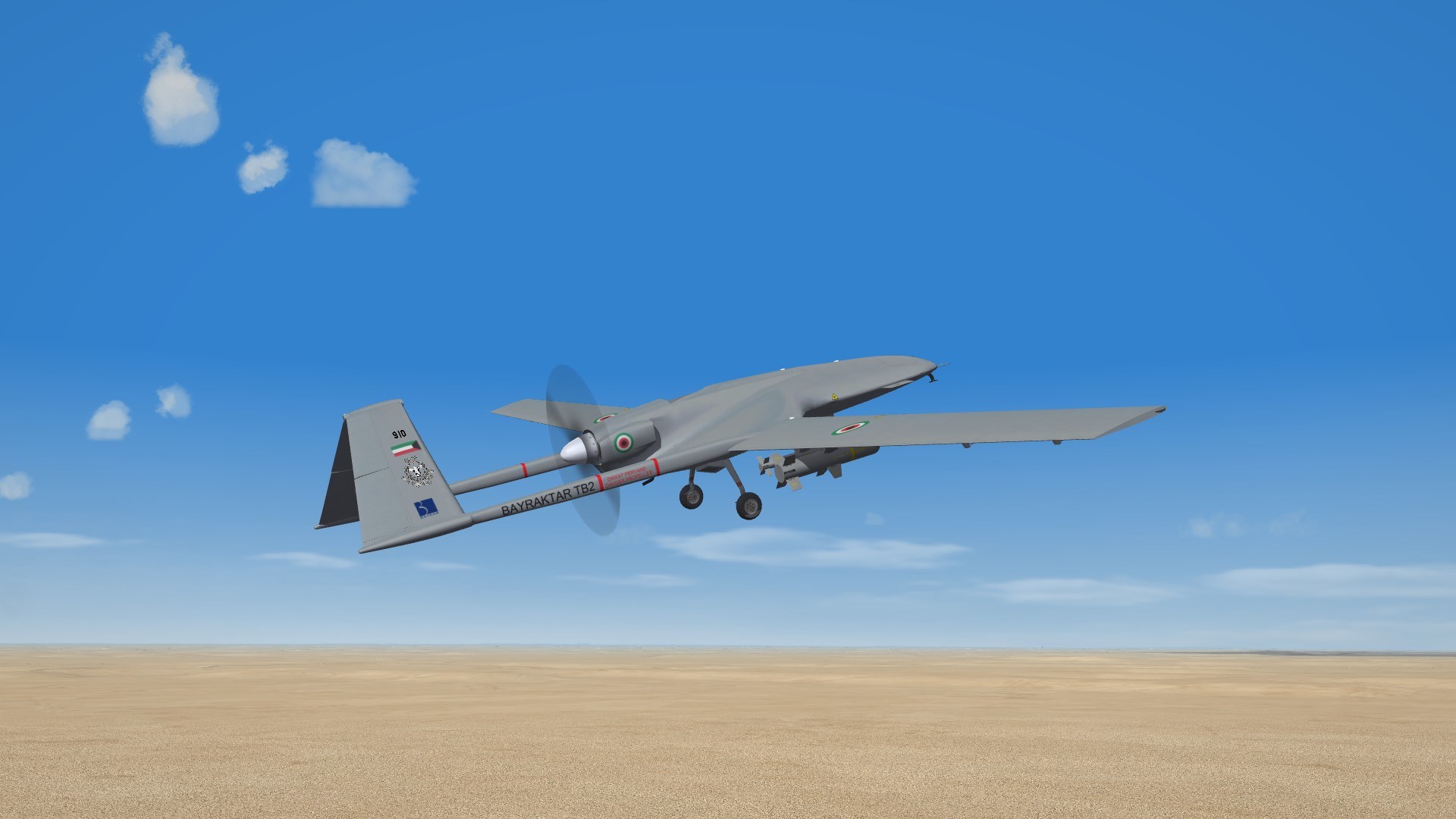 Kuwaiti TB2 Drone