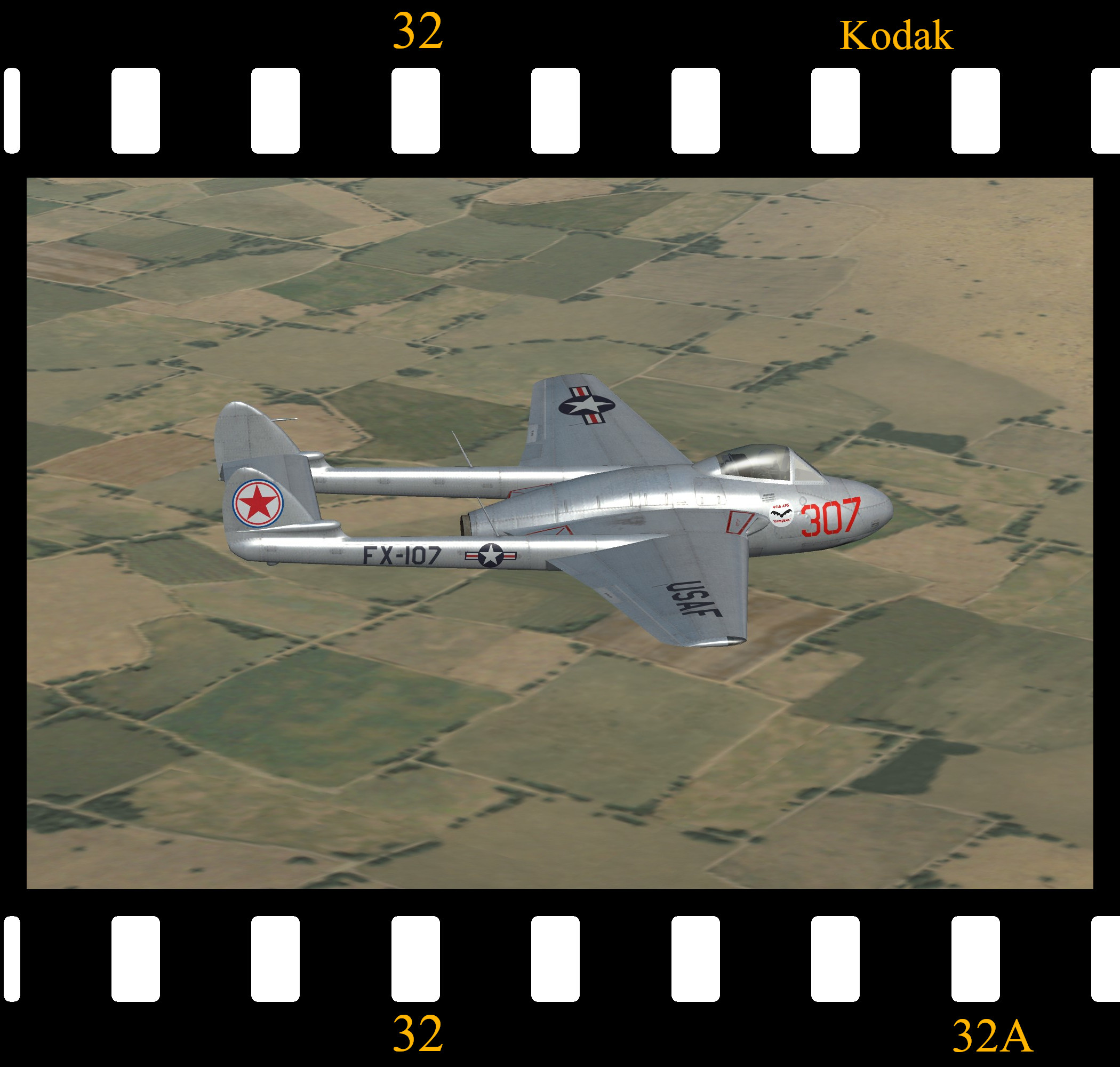 [Fictional] De Havilland F-74A Vampire (USAF)
