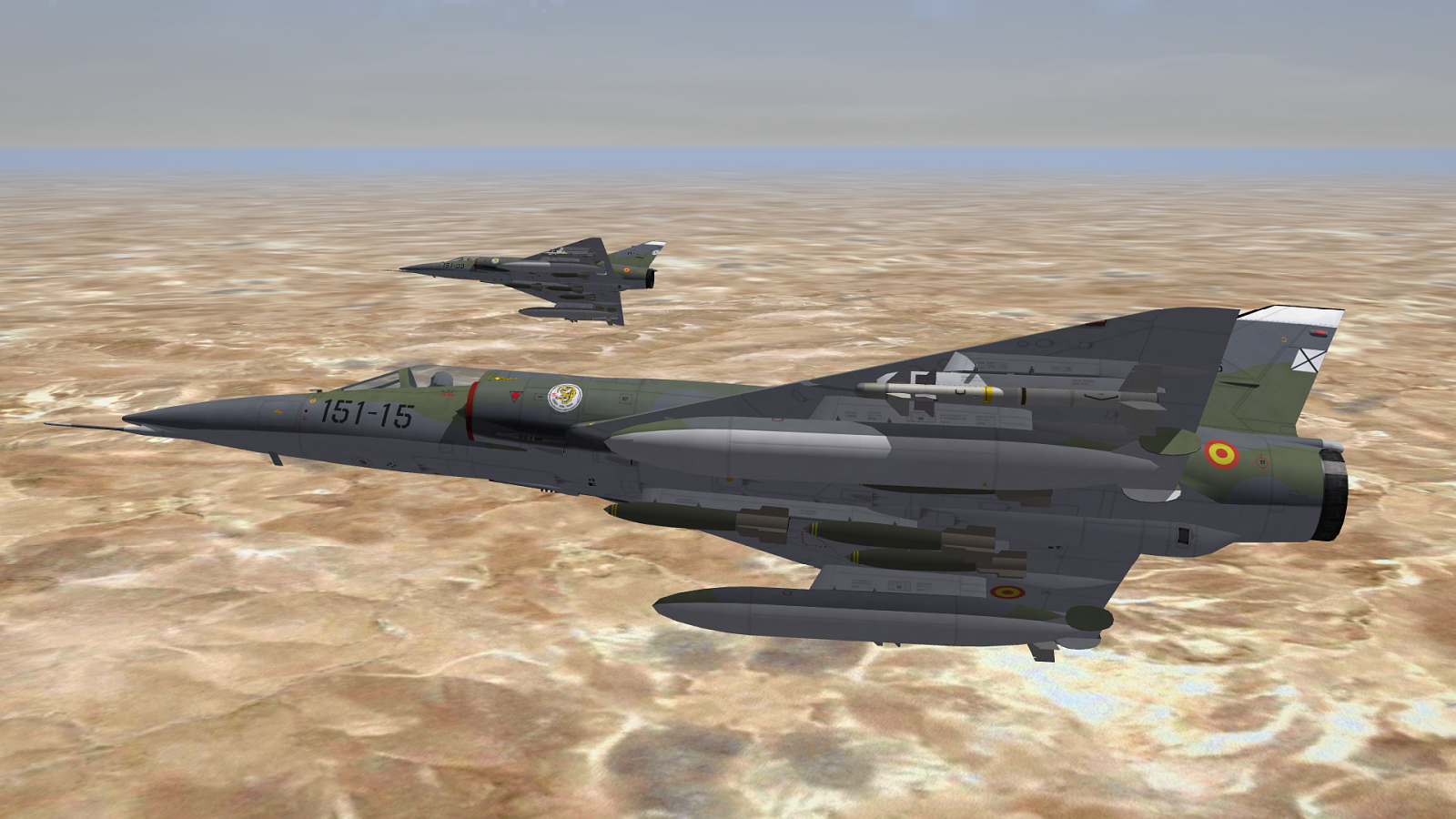 [Fictional] Dassault Mirage 5FE + Mirage 5FE2 (C.11) Spanish Air Force