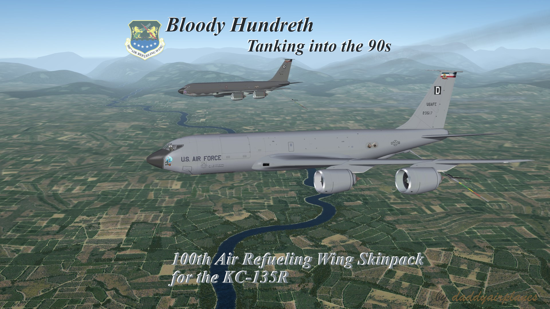 Bloody Hundreth Tanking into the 90s: 100th ARW skin for the KC=135R