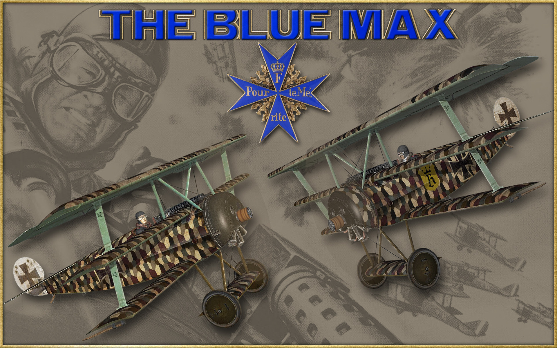 The Blue Max Fokker Dr1s for First Eagles 2