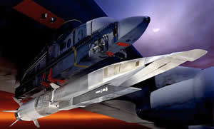 Experimental Scramjet in First Flight