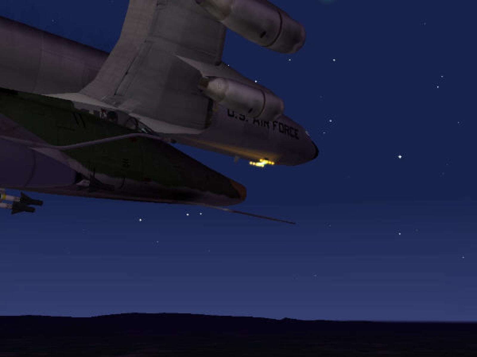 KC-135 Night Refuel