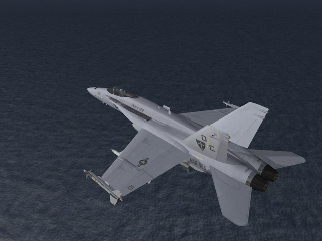F/A-18A's in flight