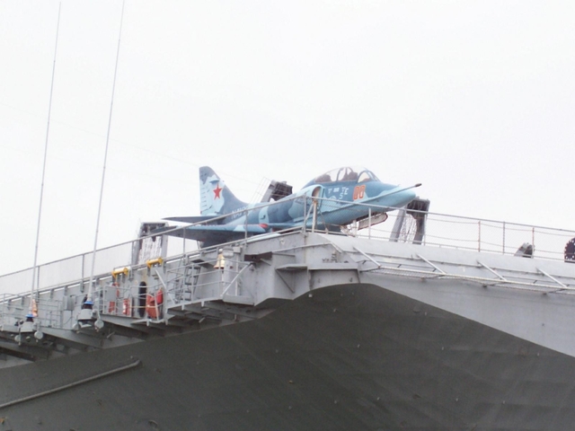 USS Hornet A-4 on Deck
