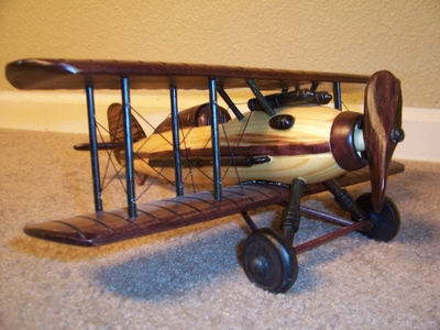 Wooden Bi-Plane