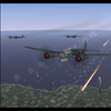 Attacking German Bomber Formation