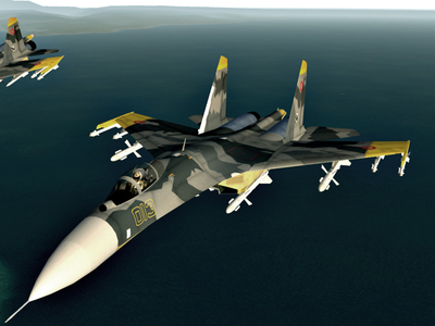 Yellow SQ Su-27
