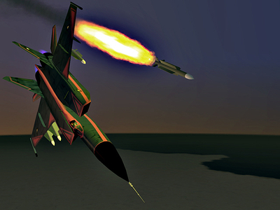 Schwarze MiG-25