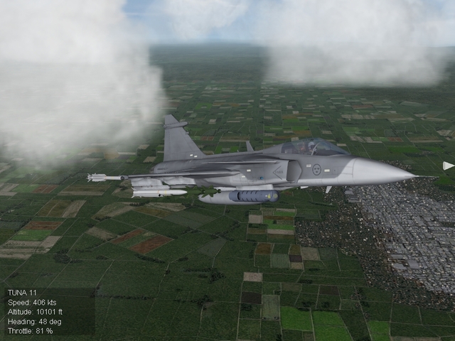 Hot JAS 39 Gripen