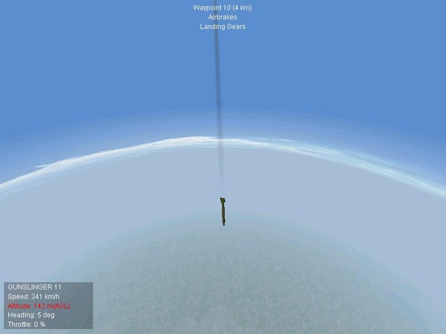 S-24 Rocket in High Altitude