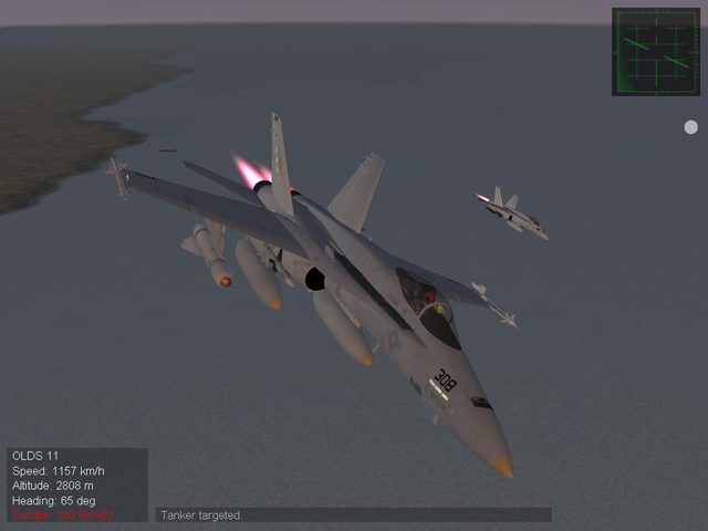 F/A-18 over Libya