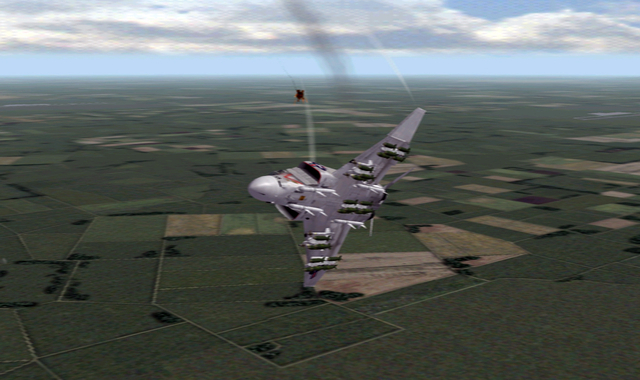 F-4J Dodging Flak