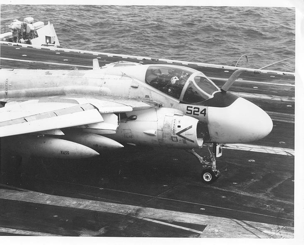 KA-6D of VA-55 onboard the USS Coral Sea