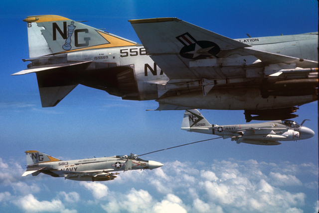 VA-165 KA-65 and VF-92 F-4J's circa 1972