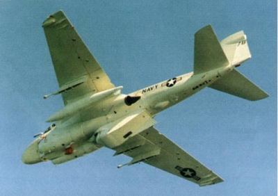 Underside shot of A-6C with TRIM Pod