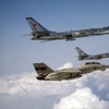 F-14A intercepting Tu-16 Badger F's