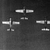 Echelon left of A-1E Skyraiders