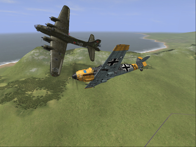 Bf-109 B-17 kill