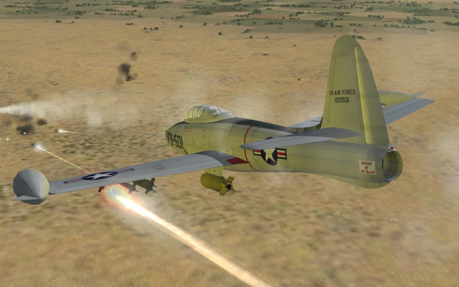 F-84G Rocket Run