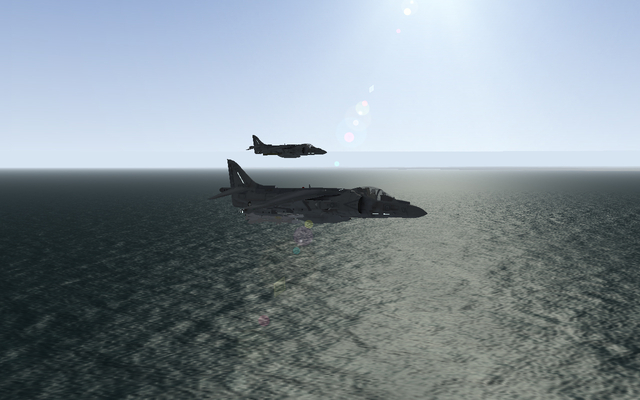 AV-8Bs on an anti-shipping mission.