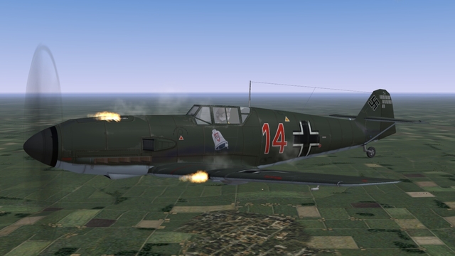 New Bf109 E-1 without cannons!