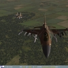 Israeli F-16's after takeoff.JPG