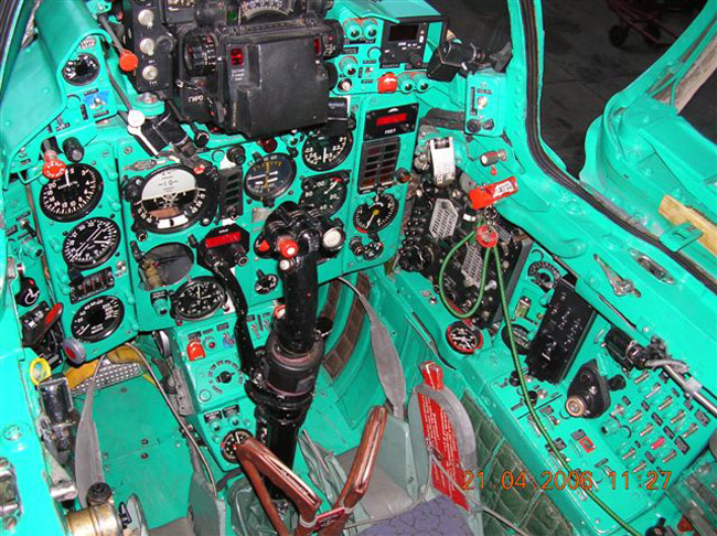 Mig-21 Fishbed cockpit