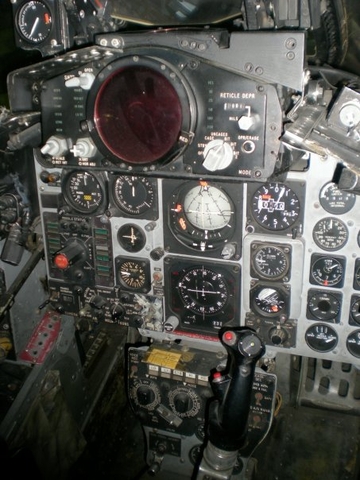 F-4 Phantom II pilot cockpit