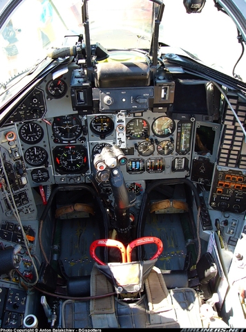 Mig-29 Fulcrum cockpit