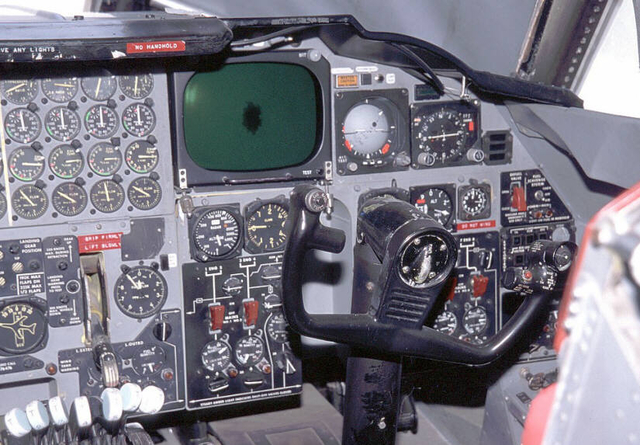 B-52G Stratofortress copilot cockpit