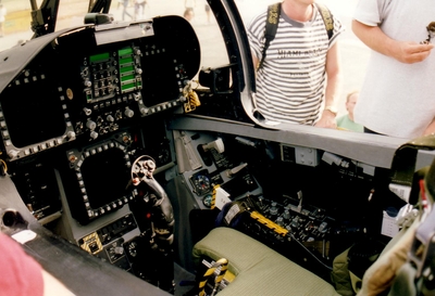 F-18 Hornet cockpit
