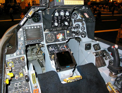 F-16A Fighting Falcon cockpit