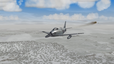 Sabre Lorean Winter Flyover