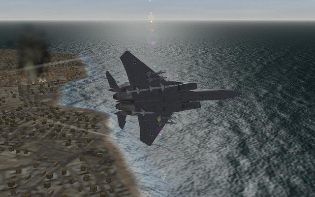 F-15 over Beirut
