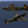 Ki-61 + B-24