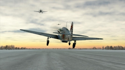 IL-2 Sturmovik: Battle of Stalingrad - Yak 1s taking off