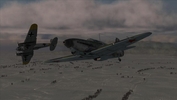 IL-2 Sturmovik: Battle of Stalingrad - LaGG-3 attacking a Heinkel on final approach