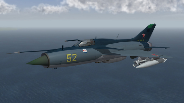 MiG 21Kbis 3 colors NAVY VMF Pasific USSR