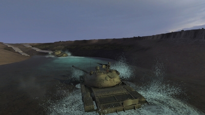 Steel Armor - Blaze of War - T-62s fording