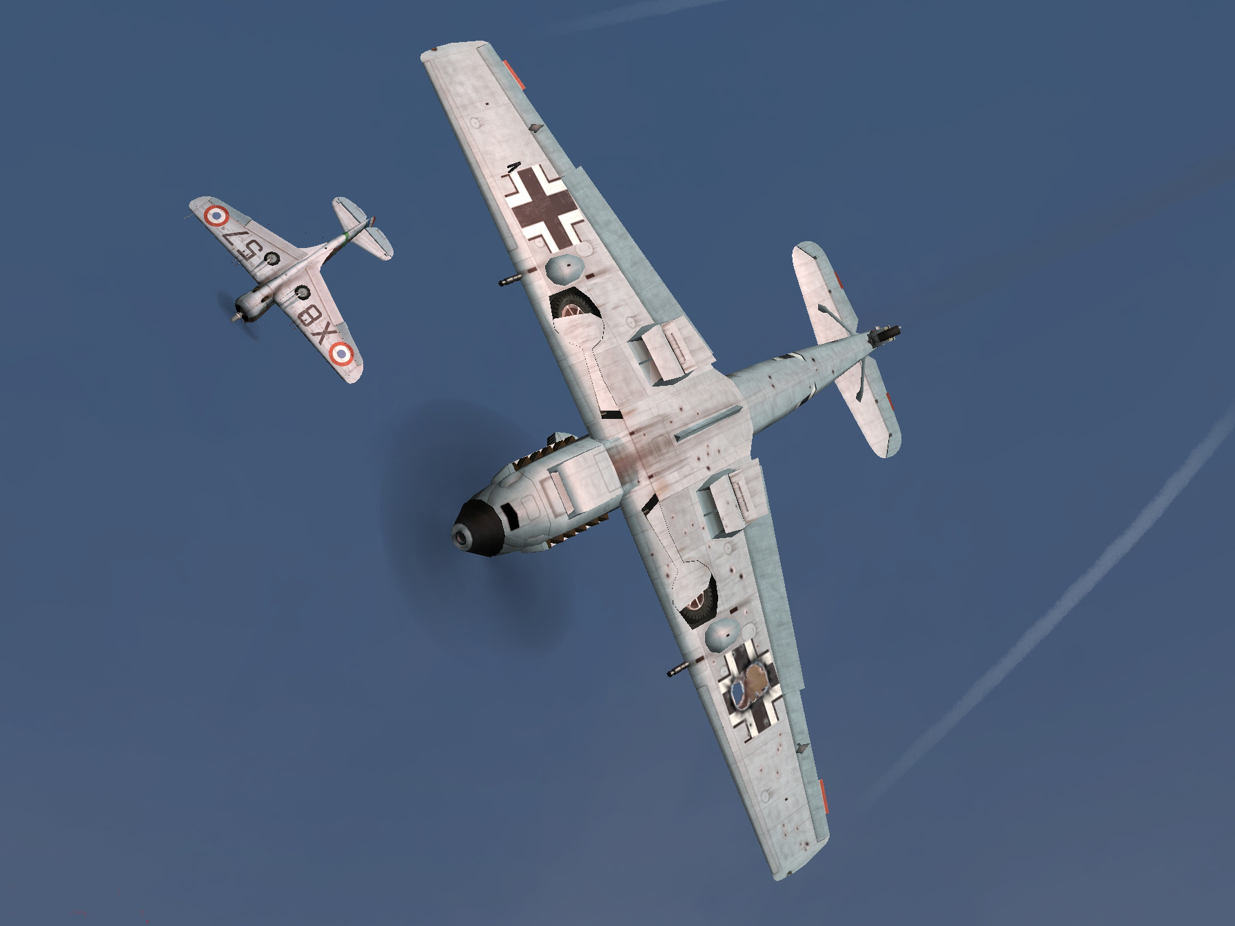 Winter 1939 Dogfight beetween H75 and Bf109