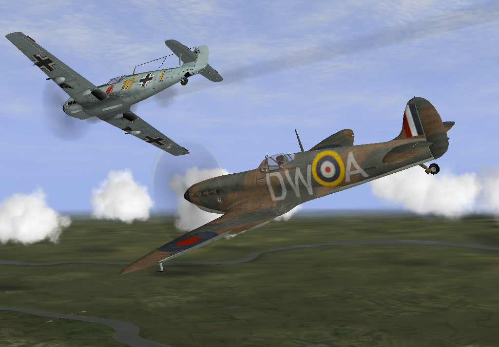 07/1940 Kill on a Bf109E3