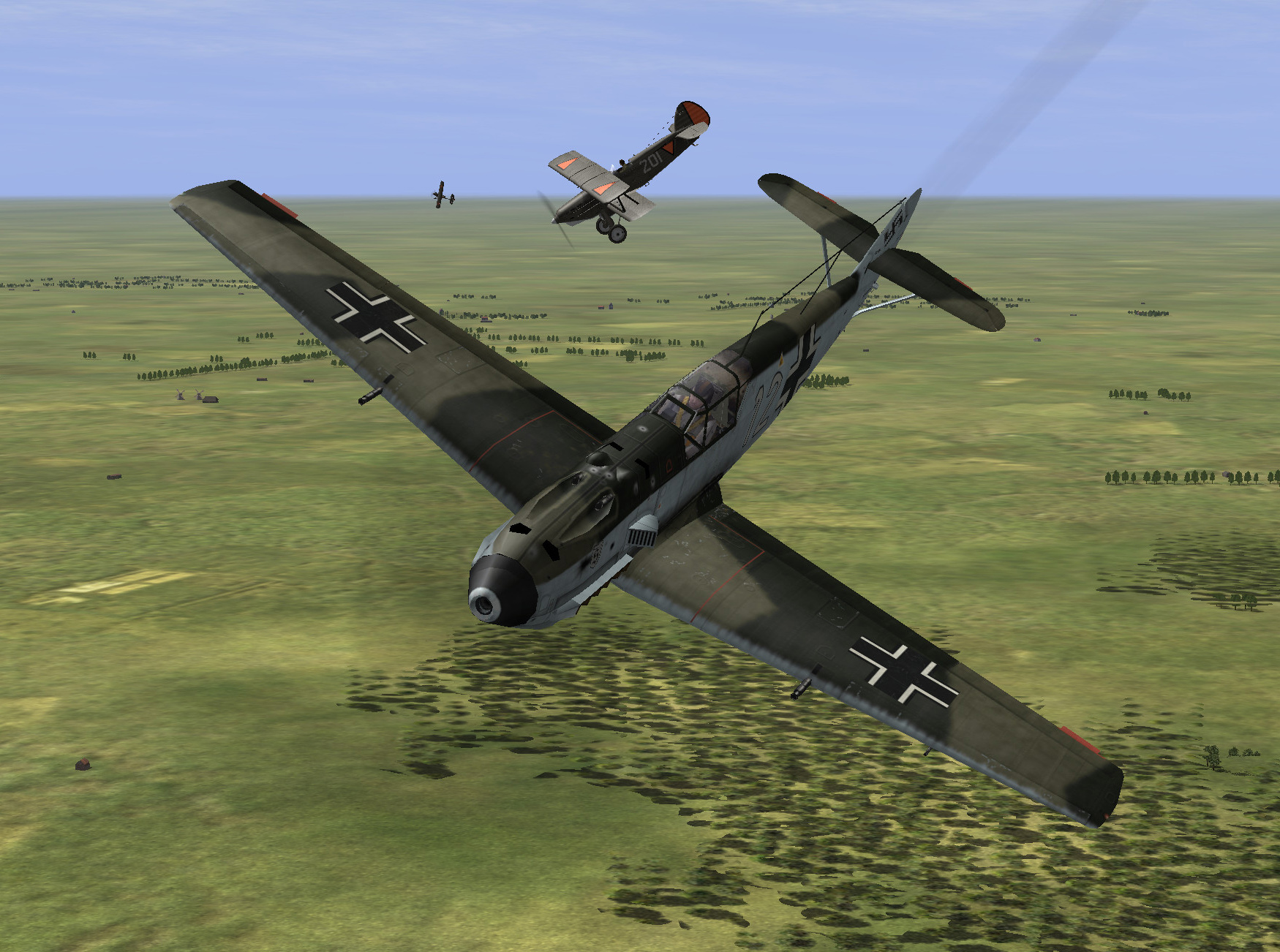 Netherlands 05-1940 Even old Faireys are in the air to face Bf 109s