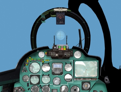 mi-24p cockpit Rendering(rearseat)