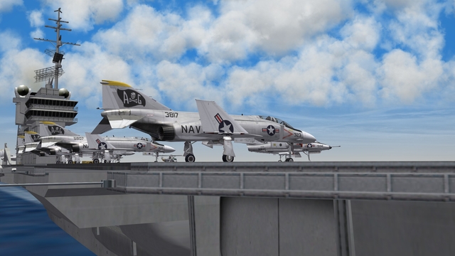 F-4s on Carrier
