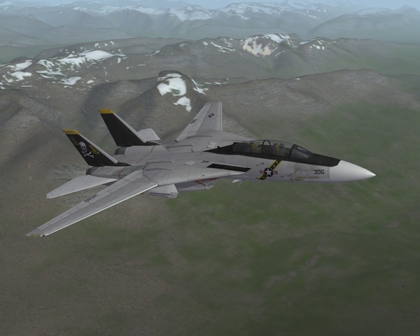 F-14 Tomcat over Iceland in SF2:North Atlantic