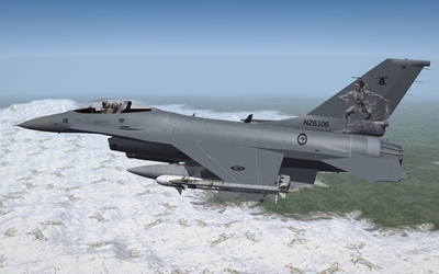 F-16AM tail art