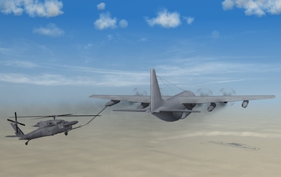 HH60G Refueling from MC-130P